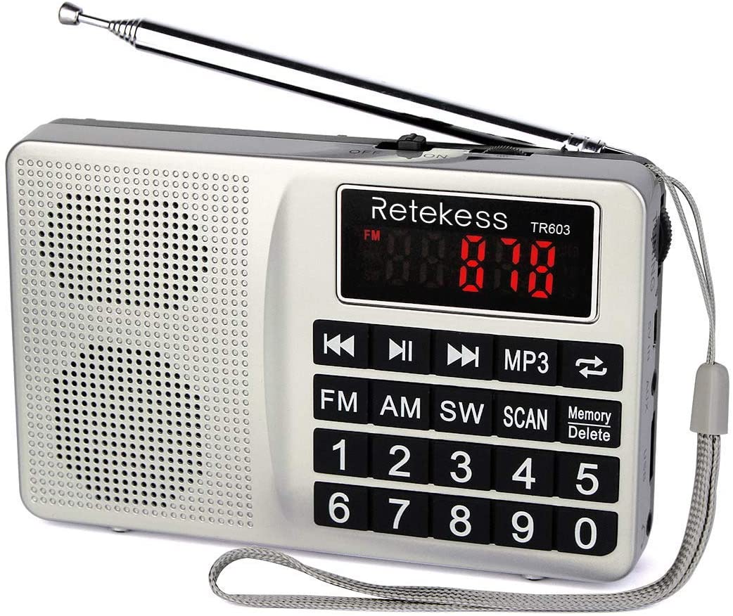 Retekess TR603 Tragbares AM FM Radio Kurzwellenradio