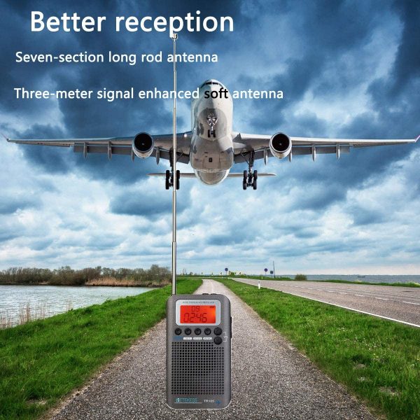 Retekess TR105  Tragbares Flugzeug-Bandradio – Bild 5